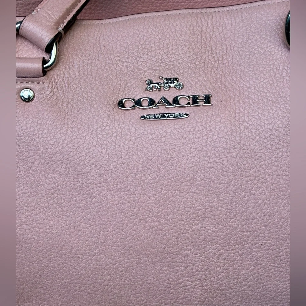 COACH Pink Bag.Leather Pink Bag. - Picture 4 of 14